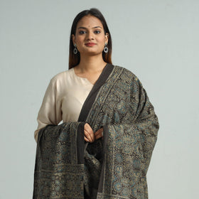 Buy Hand Block Printed Cotton Ajrakh Dupatta