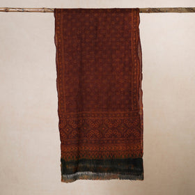 ajrakh woolen stole