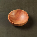  Brown Handcarved Natural Neem Wood Bowl