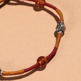  Handcrafted Beads & Thread Work Patwa Anklet