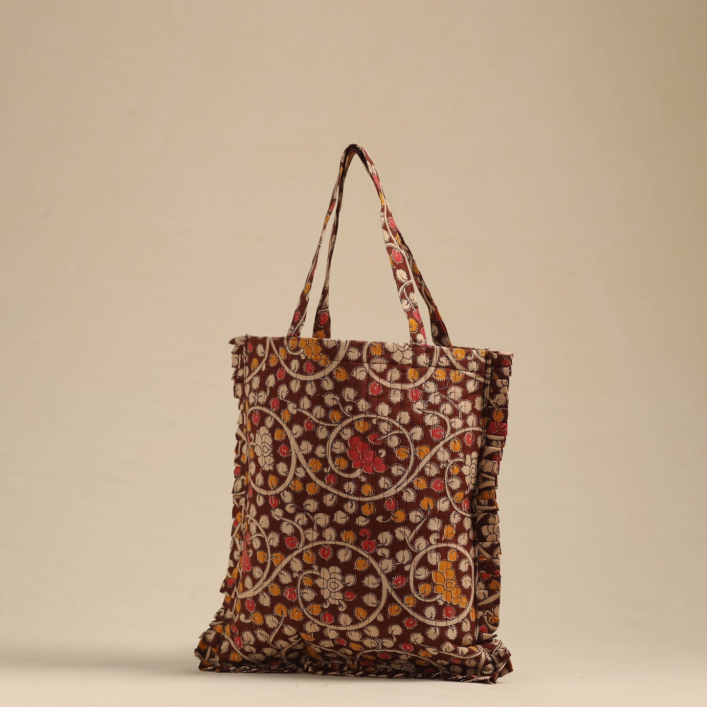 Handcrafted Cotton Frill Jhola Bag