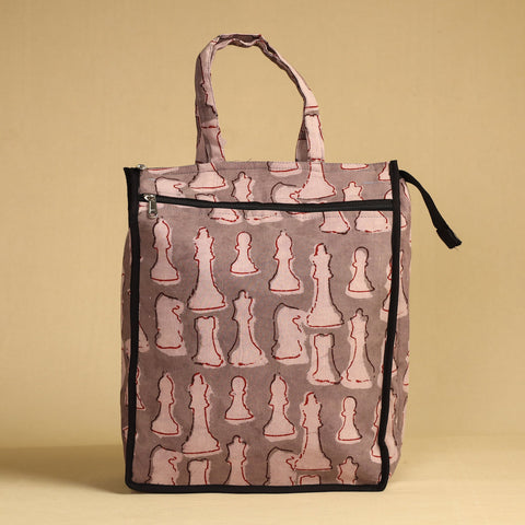 Brown Handcrafted Cotton Shopping Bag 17