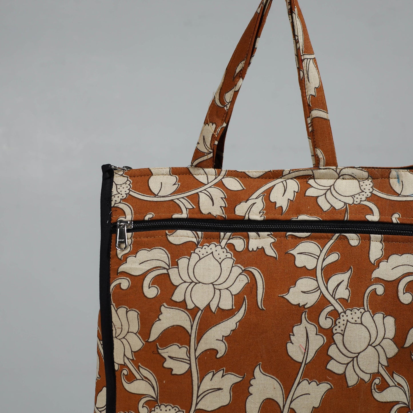 Brown Handcrafted Cotton Shopping Bag 19
