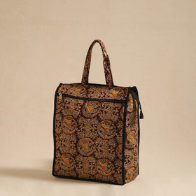 Brown Handcrafted Cotton Shopping Hand Bag