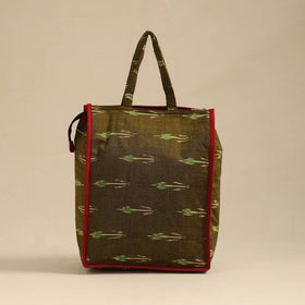 Brown Handcrafted Cotton Shopping Hand Bag