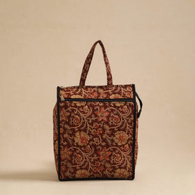  Brown Handcrafted Cotton Shopping Hand Bag 
