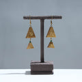  Handcrafted Double Triangle Shaped Bamboo Earrings 
