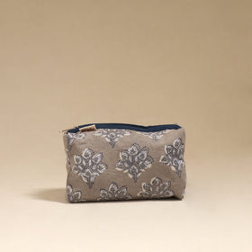 Handcrafted fabric toiletry bag 24