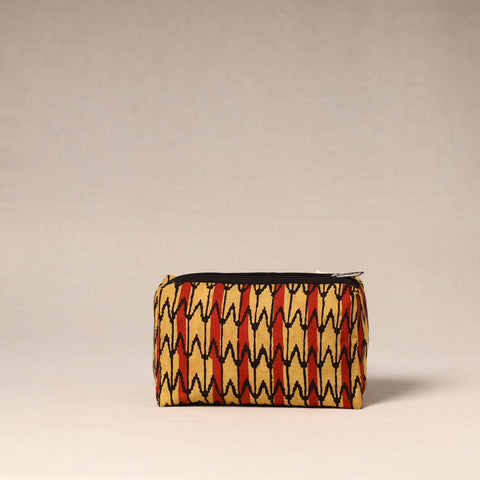 Brown - handcrafted fabric toiletry pouch 35