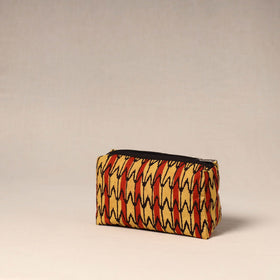 Brown - handcrafted fabric toiletry pouch 35