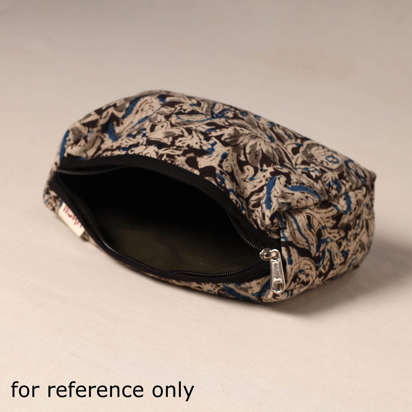 Brown - handcrafted fabric toiletry pouch 36