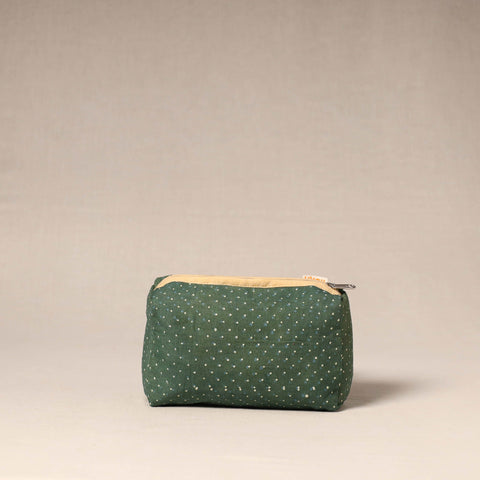 Brown - handcrafted fabric toiletry pouch 39