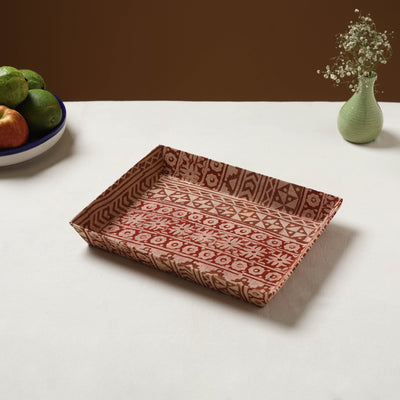 Brown - handcrafted fabric valet tray (12 x 10 in) 29