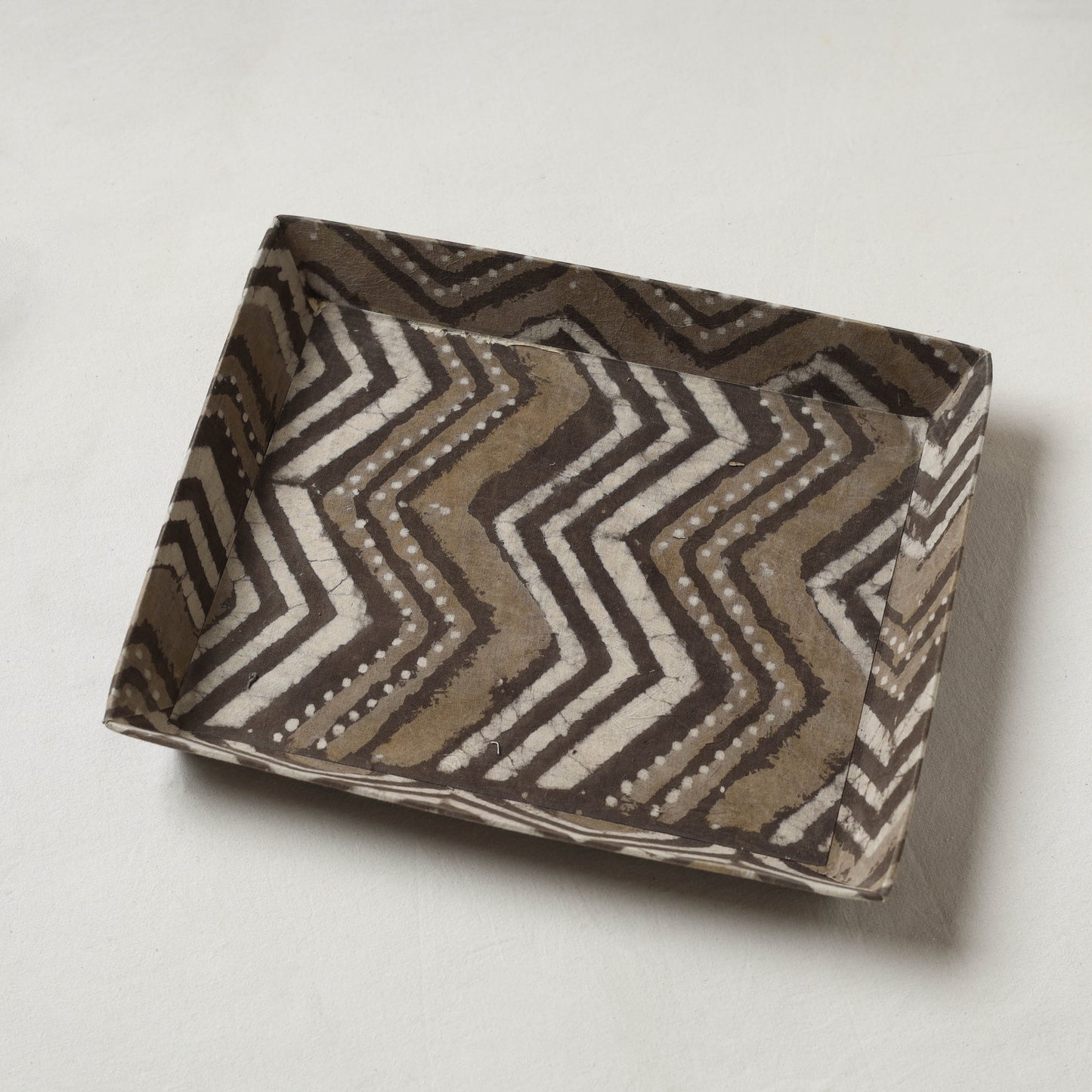 Brown - handcrafted fabric valet tray (12 x 10 in) 34