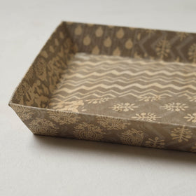 Brown - handcrafted fabric valet tray (12 x 10 in) 35