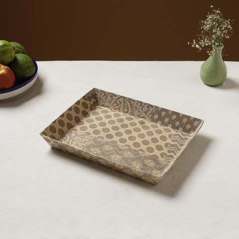 Brown - handcrafted fabric valet tray (12 x 10 in) 36
