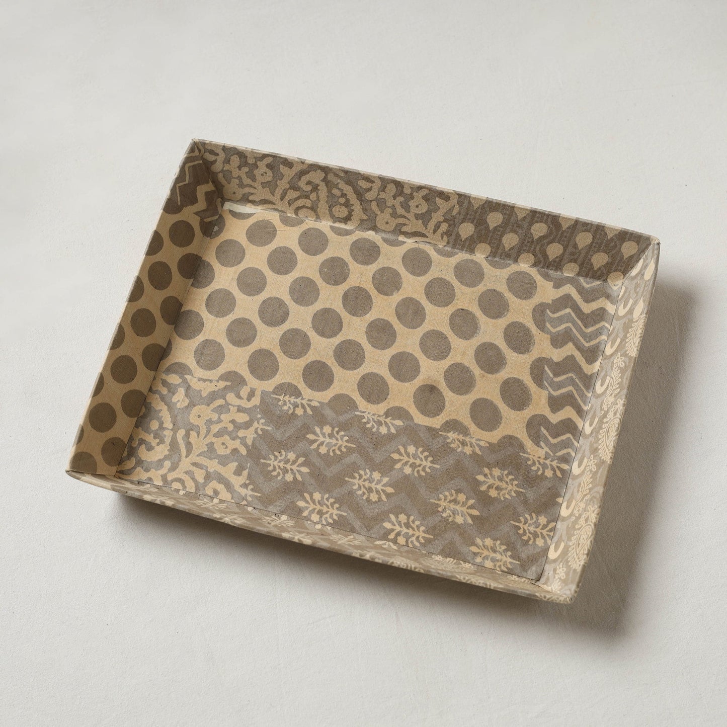 Brown - handcrafted fabric valet tray (12 x 10 in) 36