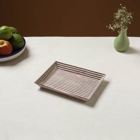 Brown - handcrafted fabric valet tray (9 x 7 in) 07