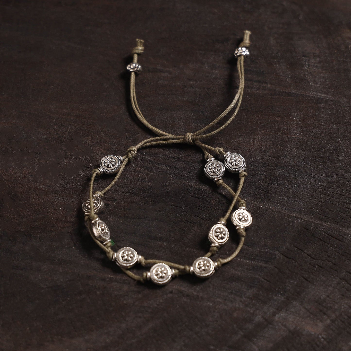 Handcrafted german silver bracelet 02