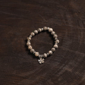 Handcrafted glass stone bracelet 07