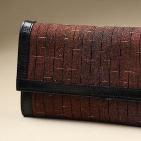  Handcrafted Ikat Weave Leather Wallet 