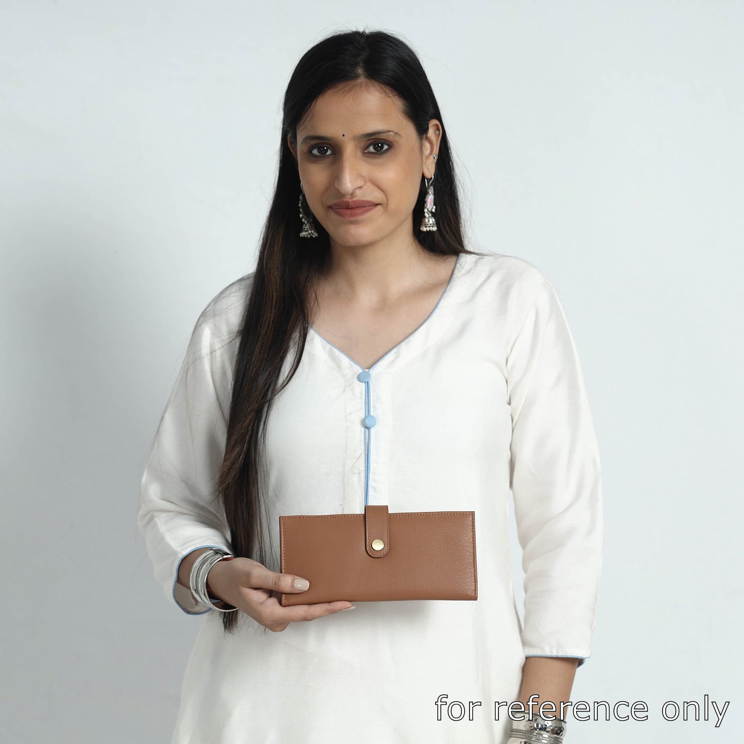 Brown Handcrafted Leather Clutch / Wallet