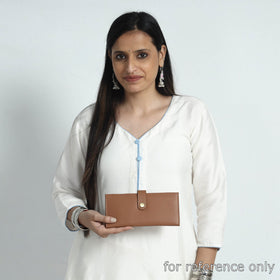 Brown Handcrafted Leather Clutch / Wallet