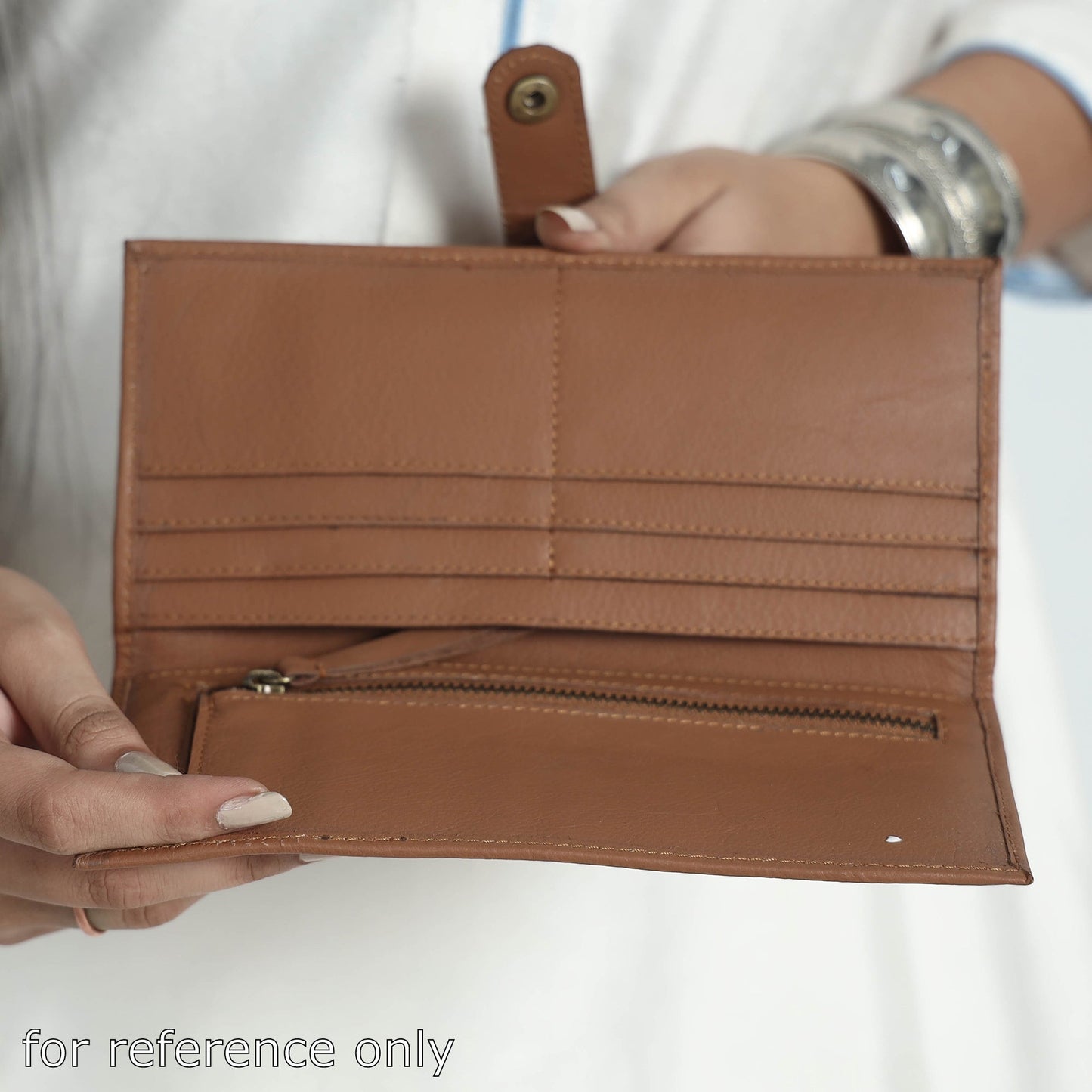 Brown Handcrafted Leather Clutch / Wallet