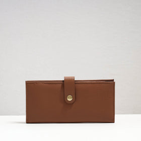 Brown Handcrafted Leather Clutch / Wallet