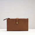 Brown Handcrafted Leather Clutch / Wallet
