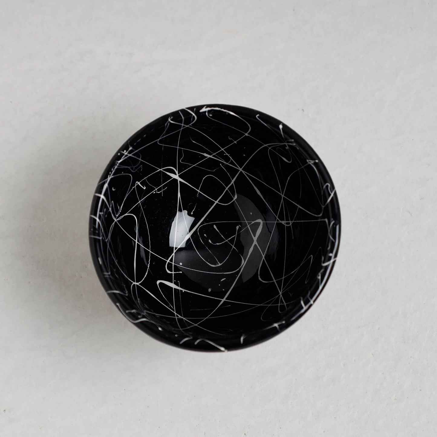  Brown Handcrafted Mango Wooden Epoxy Resin Bowl