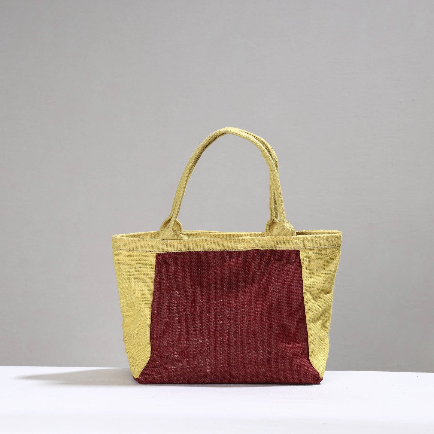 Brown Handcrafted Multipurpose Jute Hand Bag