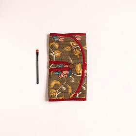  Handcrafted Multipurpose Segmented Make-up Brush Wrap Pouch/Case 02 