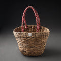  Brown Handcrafted Organic Water Hyacinth Magnificent Basket 