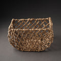  Brown Handcrafted Organic Water Hyacinth Posh Basket 