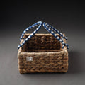  Brown Handcrafted Organic Water Hyacinth Regal Basket 