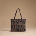 Brown - handcrafted quilted cotton handbag 01