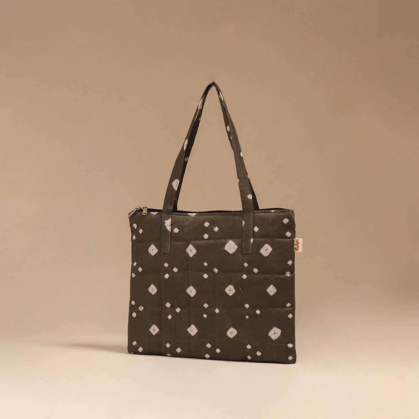 Handcrafted quilted handbag 12
