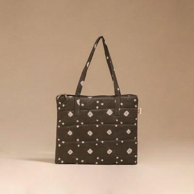 Handcrafted quilted handbag 12