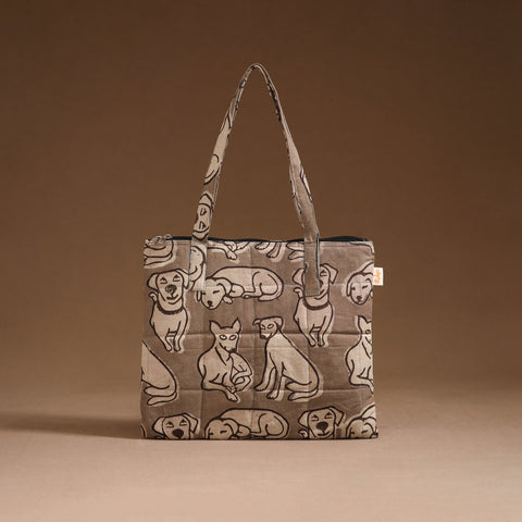 Handcrafted quilted handbag 14