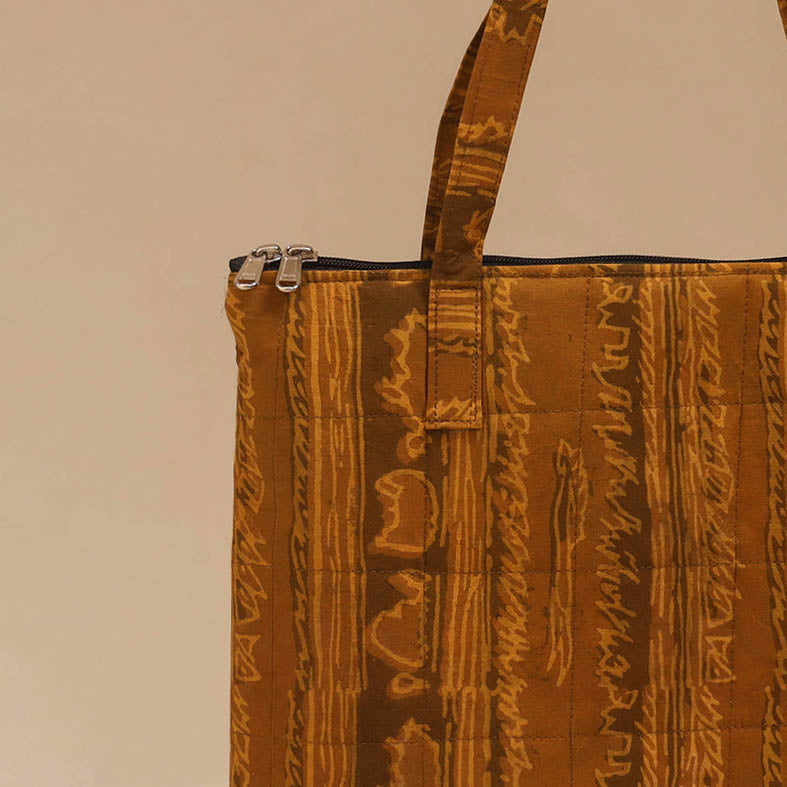 Handcrafted quilted handbag 25