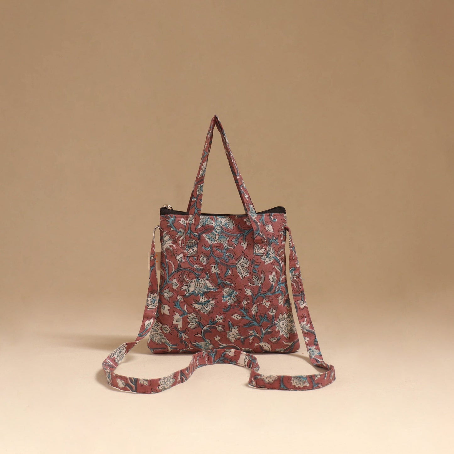 Handcrafted quilted sling bag 07