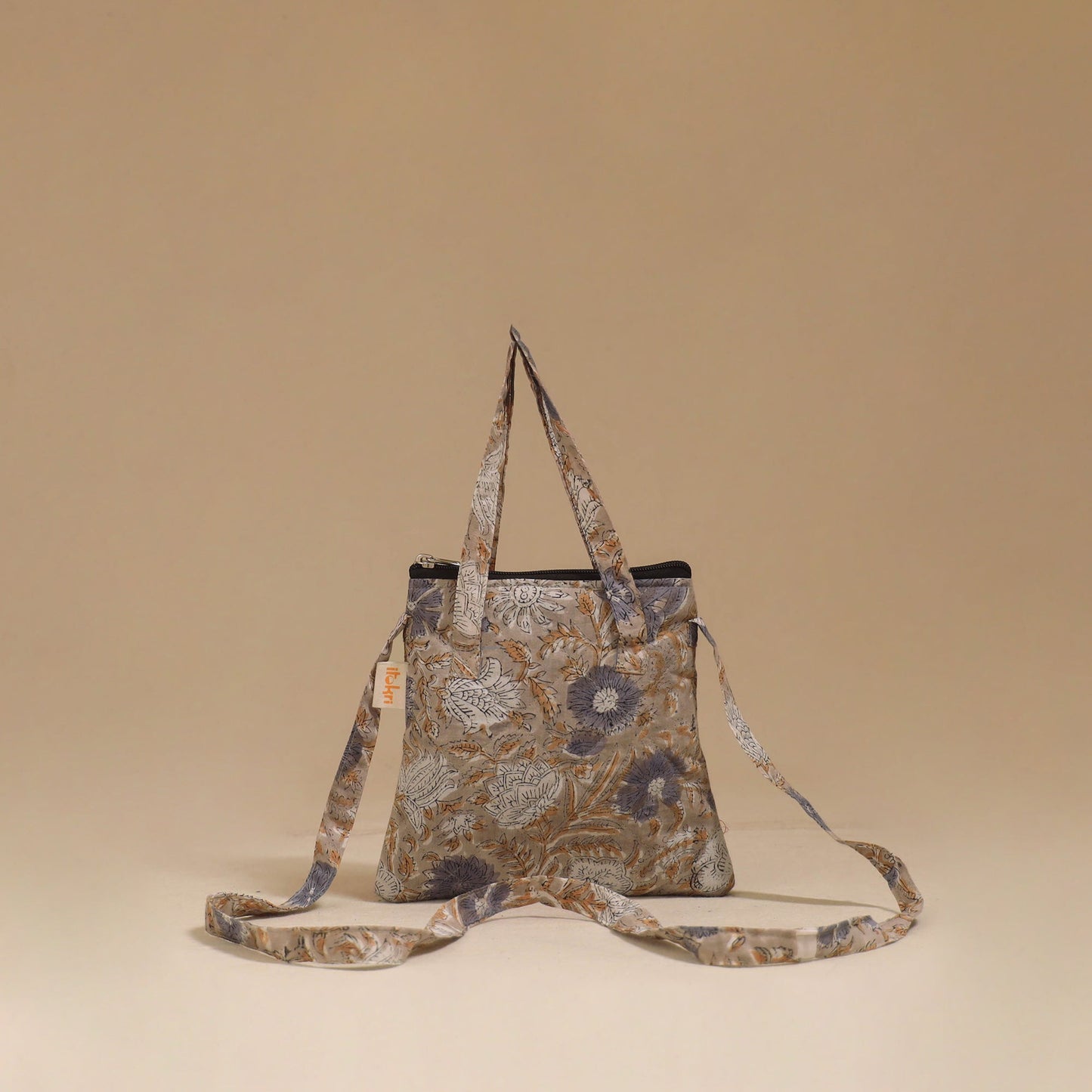 Handcrafted quilted sling bag 10