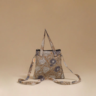 Handcrafted quilted sling bag 10
