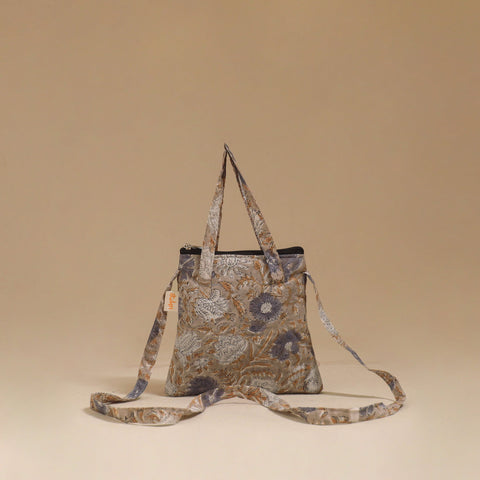 Handcrafted quilted sling bag 10