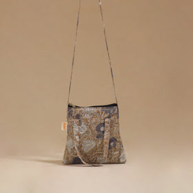Handcrafted quilted sling bag 10