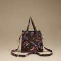 Handcrafted quilted sling bag 12