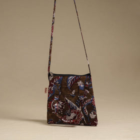 Handcrafted quilted sling bag 12