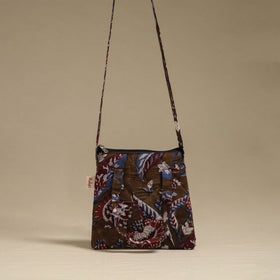 Handcrafted quilted sling bag 12