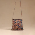 Handcrafted quilted sling bag 14